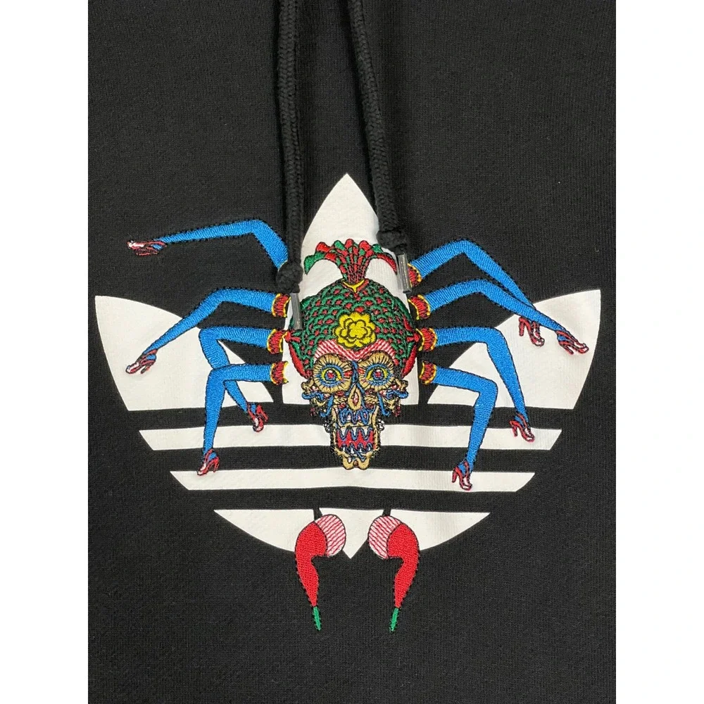 Adidas Reiichi Tanaami Spider Logo Hoodie Black Mens‎ Size Small Collaboration